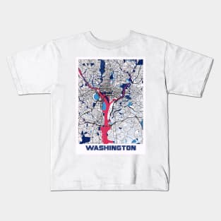 Washington - United States MilkTea City Map Kids T-Shirt